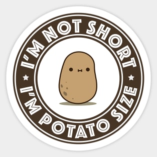 I'm Potato Size Sticker